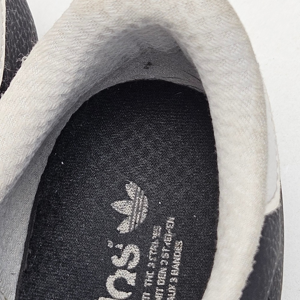 Adidas Samoa Mens Black White Gum Sole C77038 Size 10 Low Top Retro year 2015 - Picture 11 of 13
